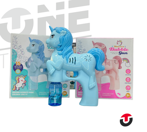 [482] PISTOLA BURBUJAS UNICORNIO